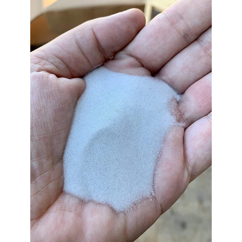 Sandblasting Media Glass Beads #8 Medium 70-80 Grit (10 LBS)