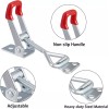 Unbranded 2Pcs Heavy Duty Steel Toggle Latch Catches Adjustable Lock