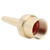 Brass Direct Fountain Nozzle Female Screw Connection Spherical Joint Adjustable