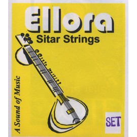 Ellora Sitar Strings, Ellora Roselu, Complete Set With Sympathetic (Tarabh) Strings