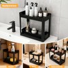 Ribelli Set of 2 Kitchen Organisers, Organiser with Pull-Out Drawer,
