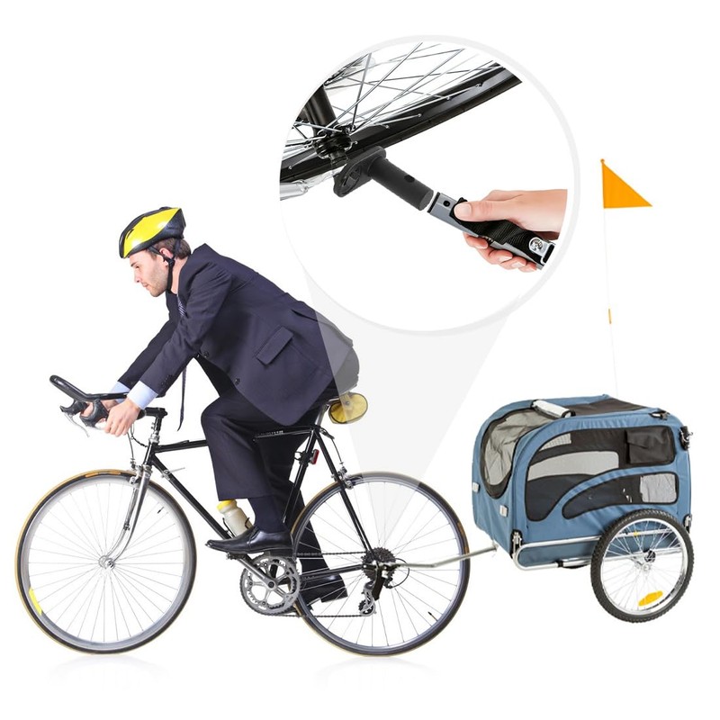 HONGECB Bicycle Trailer Coupler, Bicycle Towing Hitch Trailer Accessories with