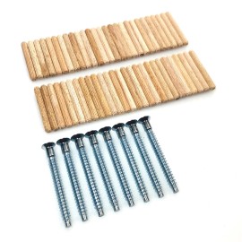 IKEA Hardware Kit for IKEA KALLAX 4x4 Shelf Unit (102.758.62) - All Screws & Dowels