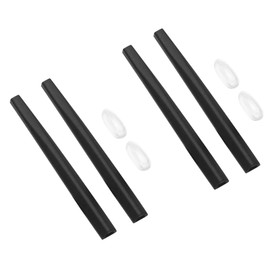 BLAZERBUCK Replacement Sock Kits Earsocks & Nose Piece for Oakley Deviation OO4061 Sunglass - Black + Black