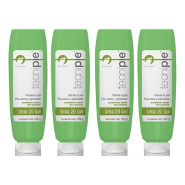 Kit 4 Urea 20 Gel Pies Hidratante Deja Piel Suave