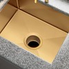 Lonsince Extended Garbage Disposal Flange for Kitchen Sink,Gold Sink Flange,Deep