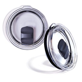 CLniubi Magnetic Spill Proof Slider Tumbler Replacement Lids,Compatible Coffee Tumbler Magnetic Spill Proof Slider Covers,Straw
