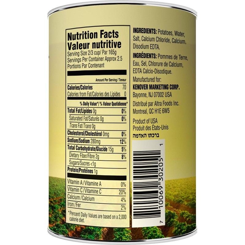 Gefen Sliced Potatoes 15 Oz (4 Pack) Ready To Eat!