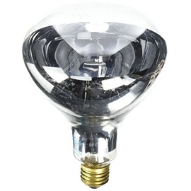 Westinghouse 0391500, 375 Watt, 120 Volt Clear Incandescent R40 Light Bulb - 5000 Hours