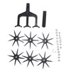 Garden Soil Scarifier Wear Resistant 2 in 1 Ventilated Scarifier