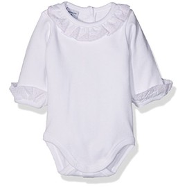 babidu Unisex Baby Body Cuello Batista, Rosa, 1 Monate