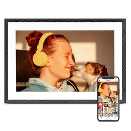Digital Picture Frame, 10.1'' Frameo Digital Frame Wifi, 1280*800 HD Touch Screen, 32GB Memory, Wall Mountable Digital Photo Frame, Auto-Rotate, Share Instantly, Wedding, Birthday Gifts for Women, Mom