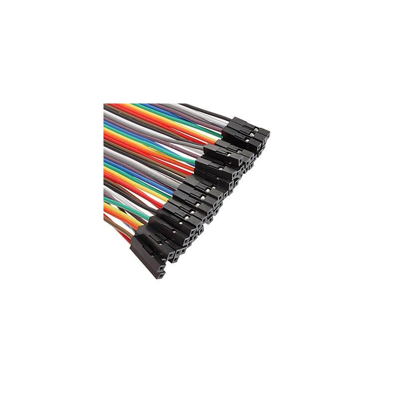 KKHMF 3pcs Breadboard Jumper Wire (Female-Female)(10cm) 120pcs