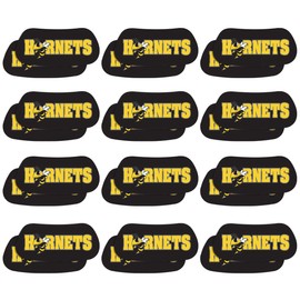 Anderson's Hornets EyeBlacks, 12 Pairs per Package, School Spirit, Spirit Gear, Sports Fan Gear, Football Cheerleader Accessories, Homecoming