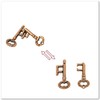 Sujosa 2 Pair Sets of Metal Brain Teaser Puzzle Keys,