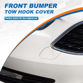 CZShiYue Front Bumper Tow Hook Cover Fit for Ford Focus MK3 III 2014 2015 2016 2017 2018 Towing Eye Cap F1EB-17A989 F1EB17A989 (Black, Right Passenger Side) Xinpinsai