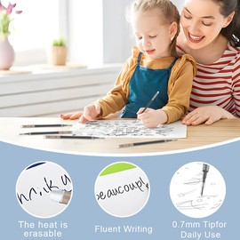 DWFEYOI Erasable Refills Compatible with Legami Gel Pens MagiXX L I Blue 0.7 mm Line Width I Replacement Refill for Gel Pens Erasable I Refills for Gel Roller with Erasable Ink (15 Pieces)