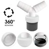 Dishwasher and Washing Machine Drain Adapter with Outlet for Pipe