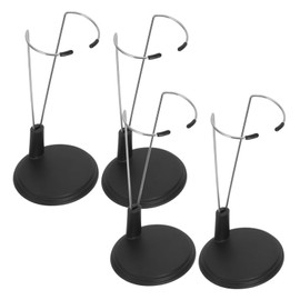 Kisangel 4pcs Doll Stand Versatile Display Racks for Action Figures Dolls Easy Assembly Secure Support for Parties and Events for Desk Decoration