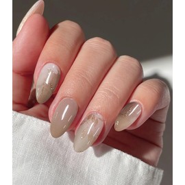 JMEOWIO Nail Foil UV Hardening Glitter Leaves UV Gel Nail Strips Nail Stickers Nail Stickers Nail Art Decoration Nail Design Accessories