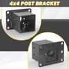 TAYORY Heavy Duty 4x4 Post Base 4 Pcs, Thickness: 0.118"/3MM,