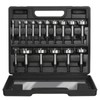 Vearter 16PCS Forstner Drill Bit Set, 1/4'' to 2-1/8'' HCS