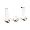 Wenko 4468040100 Door Hook Rabbet Upto 2 cm, 22.5 x