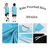 Kids Football Kits Uniform Jerseys Boys Girls Sports Shorts Sets