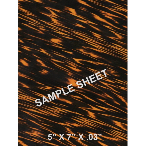 Unbranded Thin celluloid tiger fire stripe small blank sheet for
