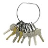 Neikafan Pack of 6 Key Rings Large Key Rings Metal