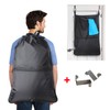 Luxja Laundry Bag with Shoulder Straps, Large Laundry Bag Clothes