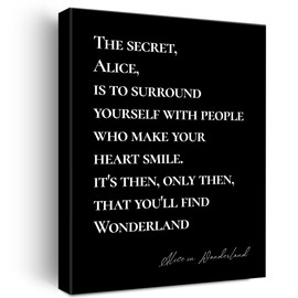 Canvas Wall Art Inspirational Quote Canvas Print Positive Canvas Painting Home Bedroom Wall Decor Framed Gift for Girl Women 12 x 15 Inches