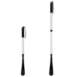 NQEUEPN Shoe Horn, Portable Shoehorn Long Handle for Seniors, Men, Women Adjustable Length Dressing Aid Stick Shoe Tongue Shoe Helper for Boots and Shoes