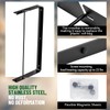 Otoolling Stainless Steel Produce Bag Roll Holder Wall Mount Plastic