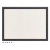Navaris Framed Linen Bulletin Board - 17 x 23 inches