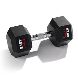 Sunny Health & Fitness Core Fit Hex Style Dumbbell 18.1 KG / 40 LBS - SF-DB03-40