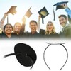 KAHIOE 2 Pack Graduation Cap Headband, Firm Anti-Fall Grad Cap