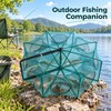 Foldable Fishing Net Trap – Nylon Mesh Hand Fishing Net