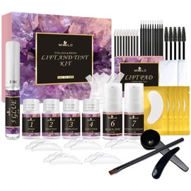 Sibomtex Kit de levantamiento de pestañas y cejas, kit de permanente de pestañas, extensiones de pestañas semipermanentes, rizado de pestañas, kit de levantamiento de pestañas para salón de belleza.