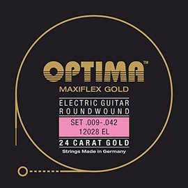 Optima Electric Guitar Strings Gold Strings. Maxiflex Set 12028 EL