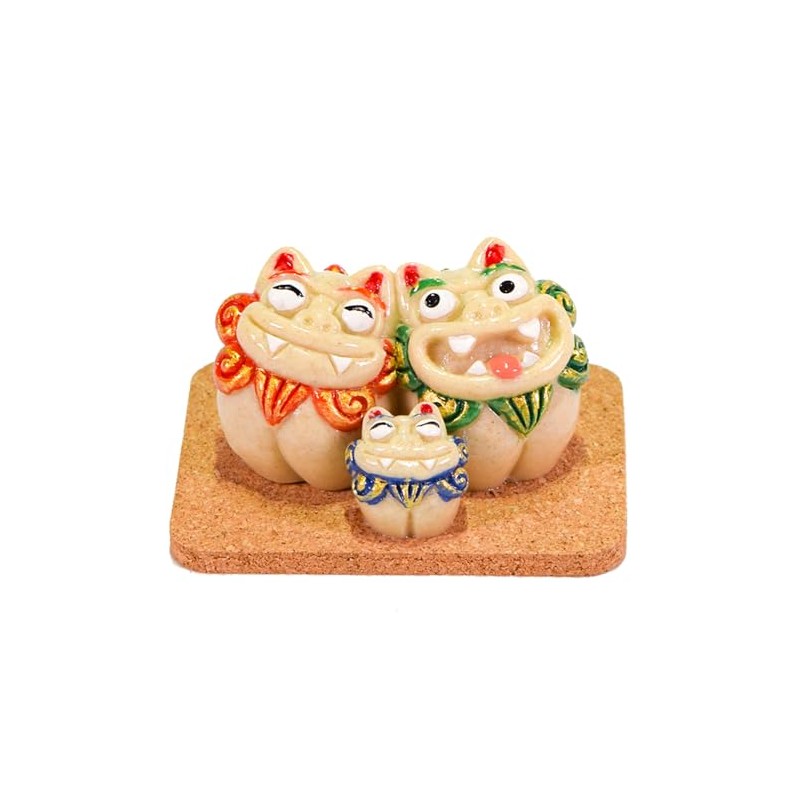 [kubagasaya] Kababaya Okinawa Souvenir Sisar Figurine, Mini, Entrance, Parent-child Sisar
