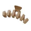 Matte Twisted Big Hair Claw Clip for Half-Updo & Updo Claw Clip Gray 3ea