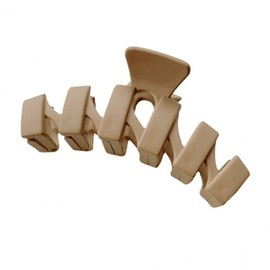 Matte Twisted Big Hair Claw Clip for Half-Updo & Updo Claw Clip Gray 3ea