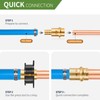 Litorange 10 Pack Lead-Free 1/2" Copper to PEX Adapter, 1/2"
