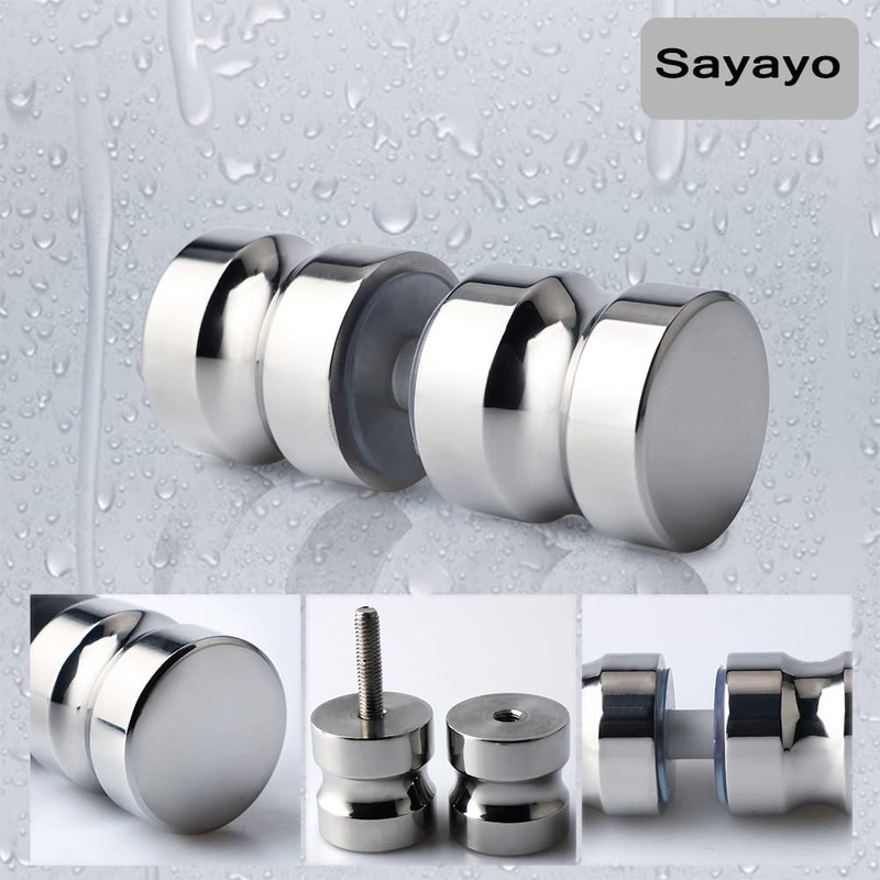 Sayayo Solid Shower Screen Round Handle Bathroom Glass Door Pull