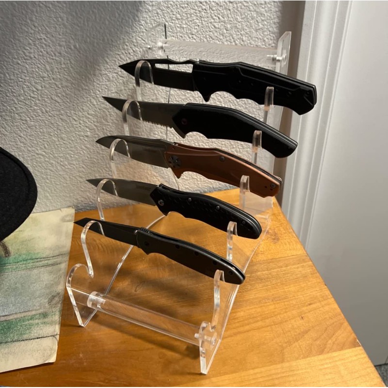 ZIDIHUB Knife display stand，Acrylic Knife Display stand,Suitable for dagger, EDC,