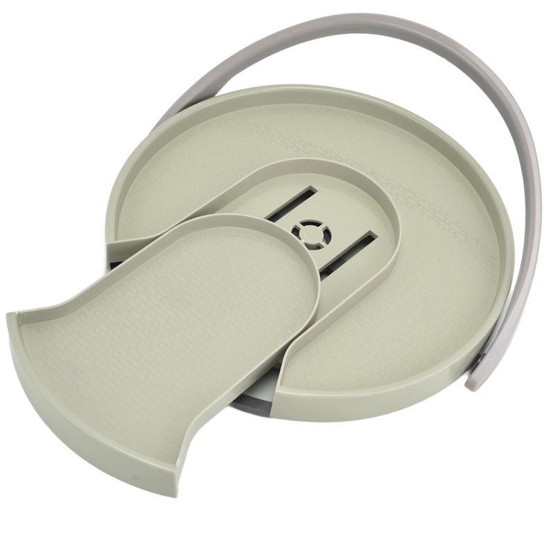 Kitchen Storage Turntable Non Skid Kitchen Spice Beverage Pull Out