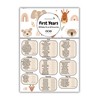 100 Foods Baby First Years Baby Milestones Chart (A3) 100