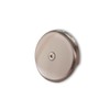 CalcMetal Single Hole Bathtub Drain Overflow Plate with One Matching