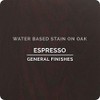 General Finishes Water Based Wood Stain, 1 Gallon, Espresso